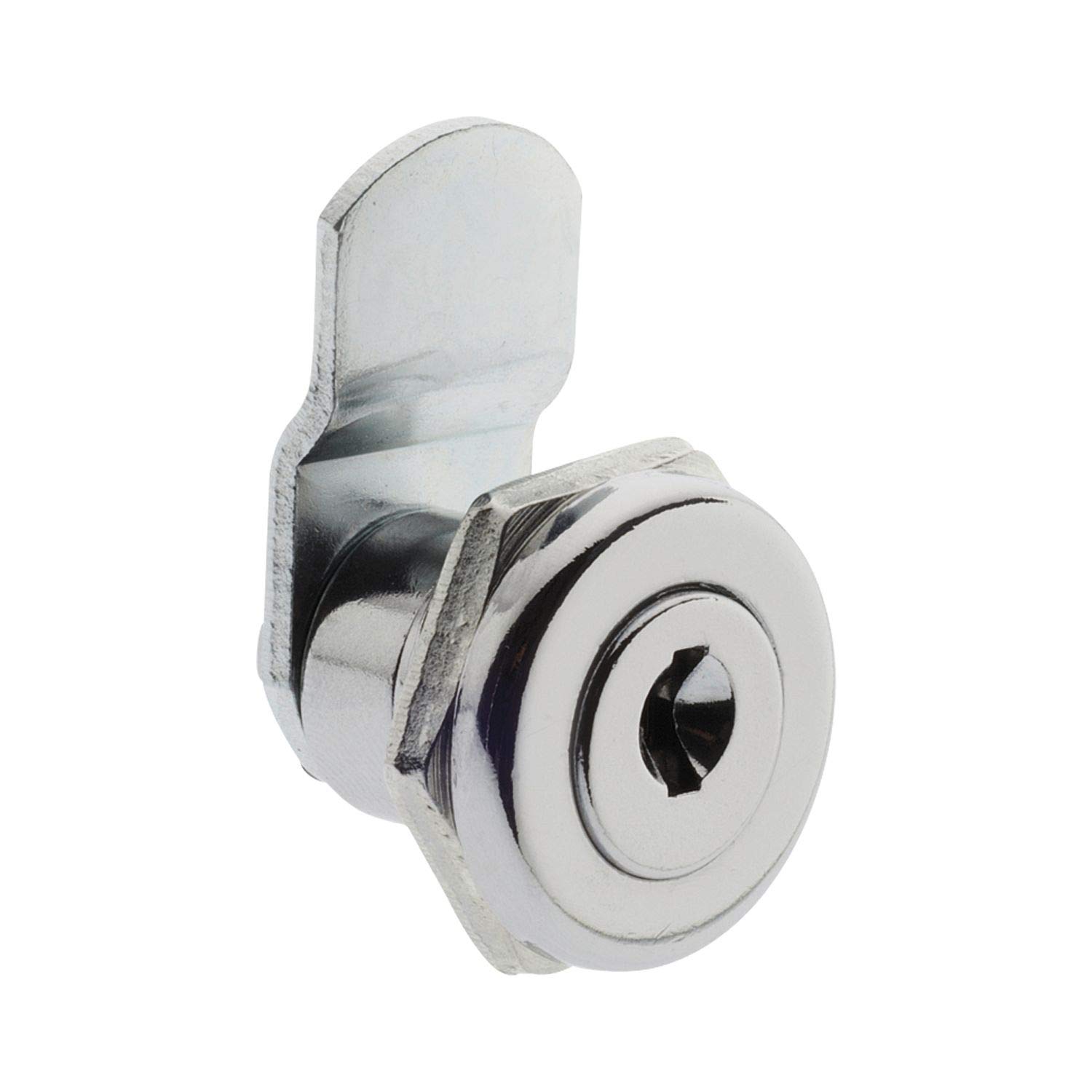 Burg Wächter Universalzylinder für verschiedene BriefkäseFabrikate, Scheibenzylinder 2 Wendeschlüssel ZBK 70 Silber